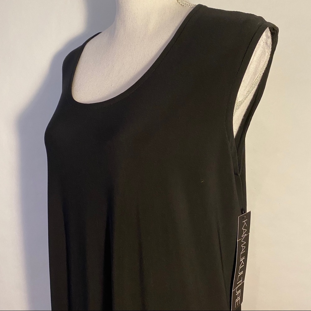 Kamali Kulture Black Sleeveless Maxi Dress